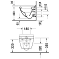 Подвесной унитаз Duravit Starck 3 2227090000 (2227090000) - миниатюра фото 3