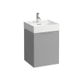 Тумба под раковину Laufen Kartell 810332 с выдвижным ящиком, серый матовый (4.0750.5.033.634.1) - миниатюра фото 1