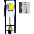 Система инсталляции Wisa XS WC Front Basic Cr с кнопкой XS Argos DF хром - миниатюра фото 1