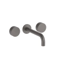 Настенный смеситель для раковины Fantini AF/21 Matt Gun Metal PVD (27 P5 A813B) - миниатюра фото 1
