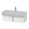 База под раковину Duravit VA 298x984x431 с выдвижным ящиком, белая глянцевая (VA612808585) - миниатюра фото 1