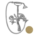 Смеситель для ванны Nicolazzi Half Dome с ручным душем в отделке Ottone Grezzo (1401OG70) - миниатюра фото 1
