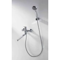 Смеситель Bravat Drop F64898C-LB для ванны с душем и высоким изливом - миниатюра фото 4