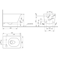 Подвесной унитаз TOTO SP CW522EY с интеллектуальным сиденьем Washlet SX и полной комплектацией - миниатюра фото 11