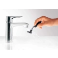 Комплект для ванной Hansgrohe Metris: смеситель для ванны с душем, смеситель для раковины и душевой гарнитур - миниатюра фото 3