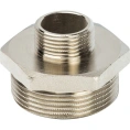 Ниппель STOUT НН переходной 1 1/2 x 3/4 никелированный - миниатюра фото 3