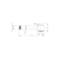 Душевая лейка BOSSINI PALOMA-GOM 34 мм с системой Easy Clean и антикальциевым клапаном (B00457.030) - миниатюра фото 2