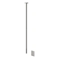 GESSI 316 CESELLO: Стильный потолочный электронный смеситель в цвете Steel Brushed (54424#239) - миниатюра фото 1