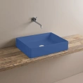 Накладная раковина Artceram SCALINO 38×55 см без отверстия под смеситель, цвет Blu Zaffiro - миниатюра фото 1
