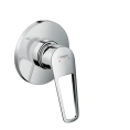 Встраиваемый смеситель для душа Hansgrohe Novus Loop: 1 источник, малая розетка, хром (71361000) - миниатюра фото 1