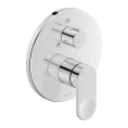Смеситель для душа Duravit B.3 скрытого монтажа с переключателем и перепускным клапаном (хром) (B35210012010) - миниатюра фото 1