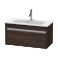 База под раковину Duravit Ketho 410x800x385 с выдвижным ящиком, цвет каштан темный (KT642305353) - миниатюра фото 1