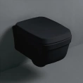 Подвесной унитаз SIMAS Evolution 52x37 см черный без комплекта крепления (EVO18nero) - миниатюра фото 1