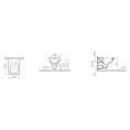 Комплект для унитаза VitrA Form 300 с хромированной нажимной кнопкой 9812B003-7203 - миниатюра фото 5