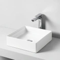 Раковина накладная Artceram Scalino 38x38 см, матовый белый, без отверстия (SCL001 05 00) - миниатюра фото 1