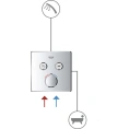 Термостат Grohe SmartControl для ванны и душа с поддержанием точной температуры - миниатюра фото 2