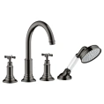 Смеситель для ванны AX Montreux в цвете полированный черный хром (16544330) - миниатюра фото 1