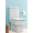 Подвесной унитаз Creavit Lara LR361 белый - миниатюра фото 2