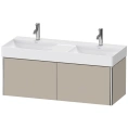 Подвесная тумба Duravit XSquare с двумя выдвижными ящиками, цвет Taupe SaM (XS406406060) - миниатюра фото 1