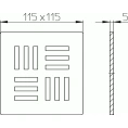 Декоративная решётка HL3124 - миниатюра фото 2