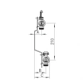 Коллекторная группа REHAU HKV-D на 6 выходов (РЕХАУ - 12080611002)1x3/4ЕК из нержавеющей стали с регулирующими и термостатическими вентилями и расходомерами - миниатюра фото 5
