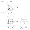 Циркуляционный насос Grundfos UPS 40-80 F 250 - миниатюра фото 3