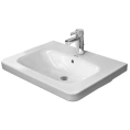 Раковина Duravit DuraStyle без перелива с отверстием под смеситель 650×480 мм белая (2320650041) - миниатюра фото 1
