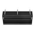 Линейный профиль GESSI BINARIO 880 мм, Black XL (без подготовки под модули) (61017#299) - миниатюра фото 1