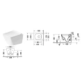 Унитаз подвесной Duravit Viu безободковый 370×480 мм белый с антибактериальным покрытием (2573092000) - миниатюра фото 2