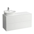 Подвесная тумба Laufen New Classic с 2 ящиками, белая глянцевая, 1180 мм (4.0608.7.085.631.1) - миниатюра фото 1