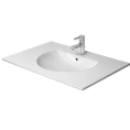 Раковина Duravit Darling New для мебели с переливом, 1 отверстие под смеситель, 830x545 мм, белый (499830000) - миниатюра фото 1