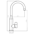 Стильный кухонный смеситель Zorg Inox Clow для вашей мойки - миниатюра фото 2