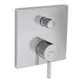 Смеситель для душа Hansgrohe Finoris: Однорычажный встраиваемый с переключателем, хром (76415000) - миниатюра фото 1