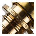 Переходник для труб из сшитого полиэтилена STOUT с накидной гайкой НГ 32 x G 1 аксиальный - миниатюра фото 3