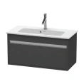 База под раковину Duravit Ketho 410x800x385 с выдвижным ящиком, цвет графит матовый (KT642304949) - миниатюра фото 1