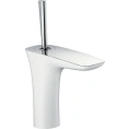Смеситель для раковины Hansgrohe PuraVida 15074400: однорычажный, хром - миниатюра фото 1