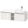 Подвесная тумбочка Duravit D-Neo: 2 ящика, белый высокоглянцевый (DE4950R2222) - миниатюра фото 1