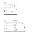 Раковина Duravit Starck 3 двойная 1300x485 мм с двумя отверстиями под смеситель и переливом, белый (865160000) - миниатюра фото 6