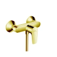 Душевой смеситель Hansgrohe Talis E настенный золотой (71760990) - миниатюра фото 1