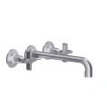 Встраиваемый смеситель GESSI INCOSO для раковины на 3 отверстия, излив 255-235 мм, цвет нержавеющая сталь (finox) (58192#149) - миниатюра фото 1