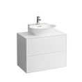 Подвесная тумба Laufen New Classic 780x450x600 мм с 2 ящиками, белая глянцевая (для раковины 816852) (4.0601.4.085.631.1) - миниатюра фото 1