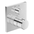 Термостатический смеситель Duravit C.1 для ванны скрытого монтажа — квадратный хром с переключателем (C15200017010) - миниатюра фото 1