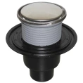 Трап HL310NR с решеткой и вертикальным выпуском DN110/75/50 - миниатюра фото 1