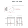Раковина накладная Artceram ATELIER 44 см без отверстия, цвет Matera (ATL001 41 00) - миниатюра фото 3