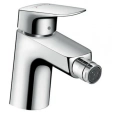 Смеситель для биде Hansgrohe Logis: хром, металлический донный клапан, на 1 отверстие (71203000) - миниатюра фото 1