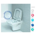 Подвесной унитаз Cersanit Carina New с технологией Clean On - миниатюра фото 8