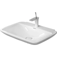 Раковина Duravit PuraVida без перелива 700x500 мм, белая, с глубокой чашей и выпуском (2701700030) - миниатюра фото 1