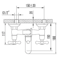 Смеситель для ванны с душем Lemark Standard LM2102C — хром - миниатюра фото 5
