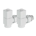 Набор дизайн-вентилей Royal Thermo CUBE 1/2 белый, RTE 56.0007, НС-1422577 - миниатюра фото 5