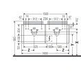Подвесная тумба Duravit Happy D.2 Plus, 1600 мм, 2 ящика, белый глянец (HP4936B2222) - миниатюра фото 2